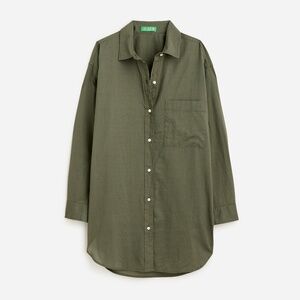 J. Crew Button-up cotton voile shirt